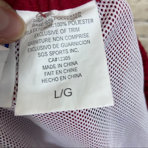 Men’s red NASCAR bathing suit size large - Picture 6 of 9